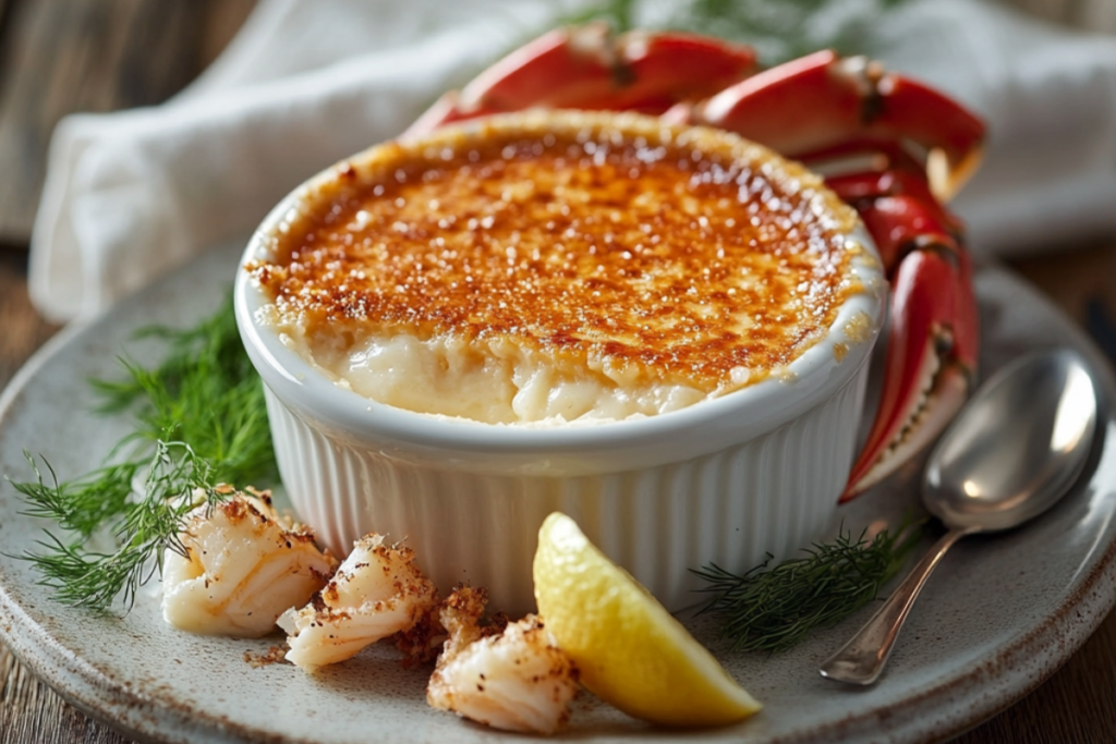 crab brulee recipe