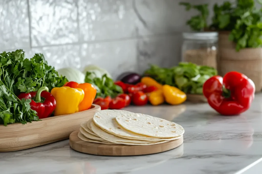 Traditional corn tortillas 