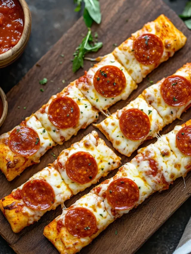 Homemade Pizza Sticks